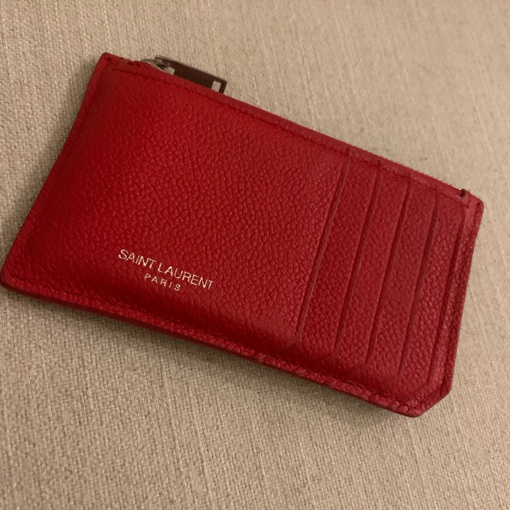 YSL Red Cardholder
